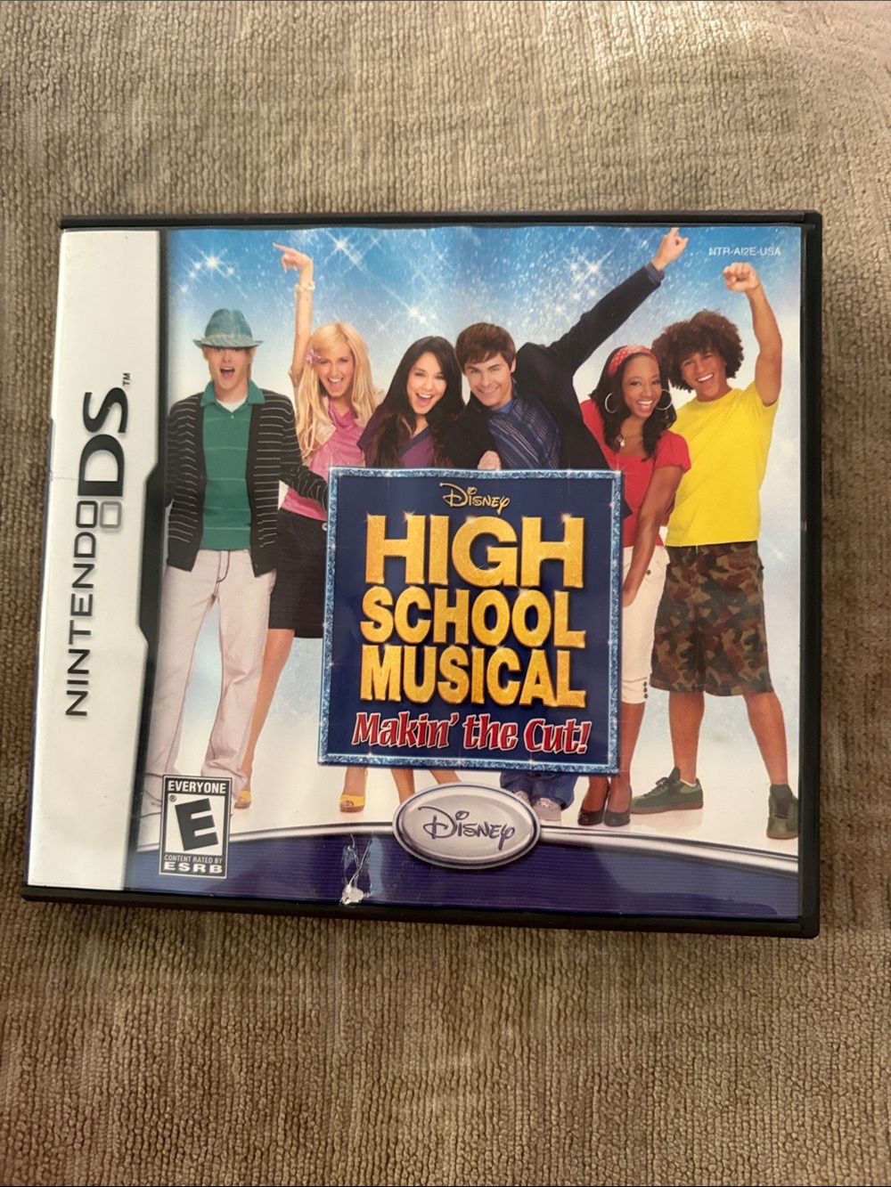 Disney High School Musical Nintendo DS Game - Blue & Yellow Artwork